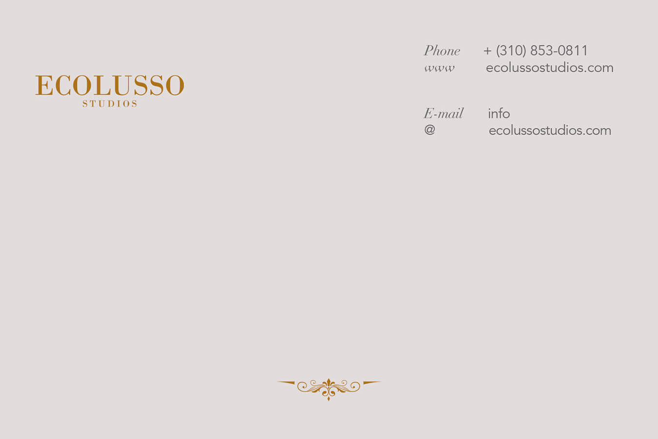 Eco Lusso Studios