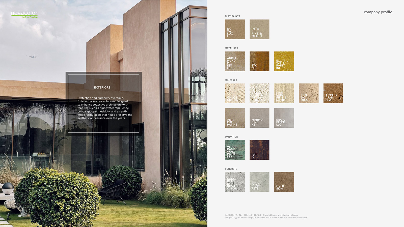 Novacolor Italian Finishes