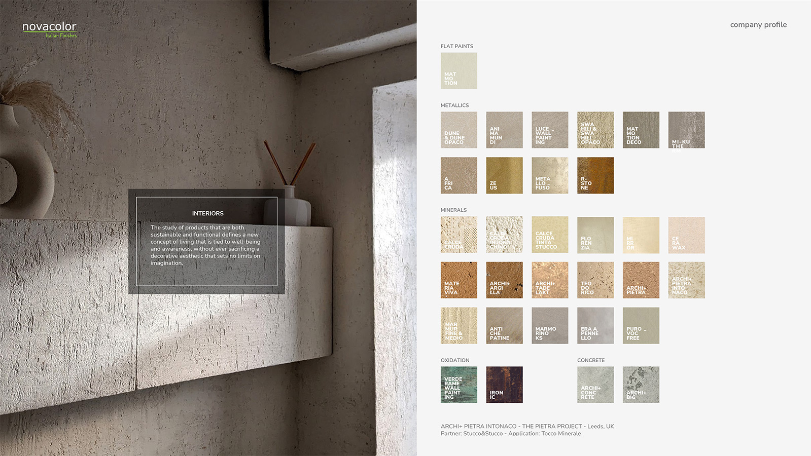 Novacolor Italian Finishes